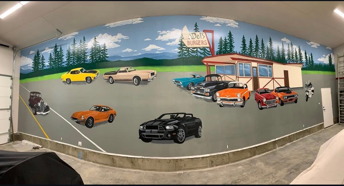 Dell's Diner Mural